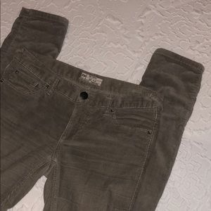 Free People gray corduroy jeans